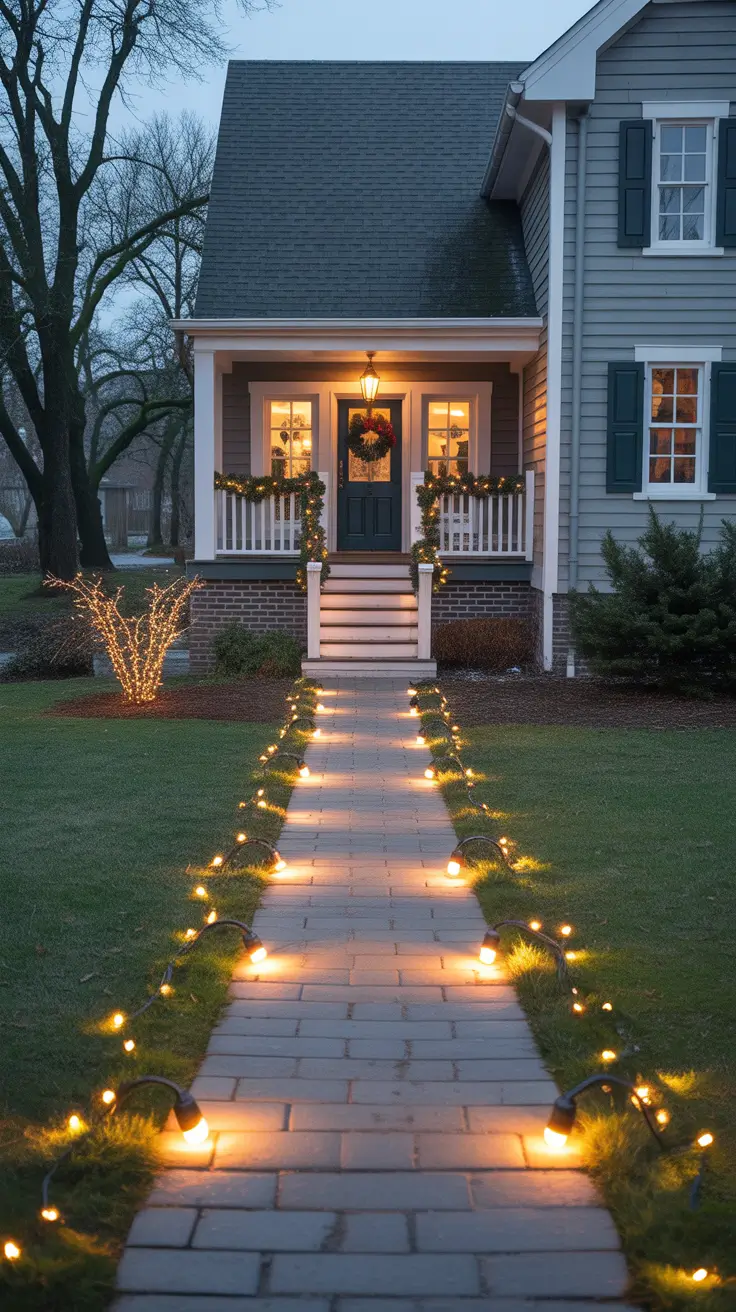 Christmas Pathway Lights 2025 Outdoor Christmas Pathway Lights For A Cozy Welcome