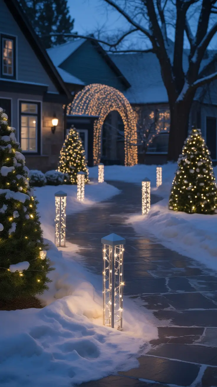 Christmas Pathway Lights 2025 Walkways Sparkling With Festive Charm