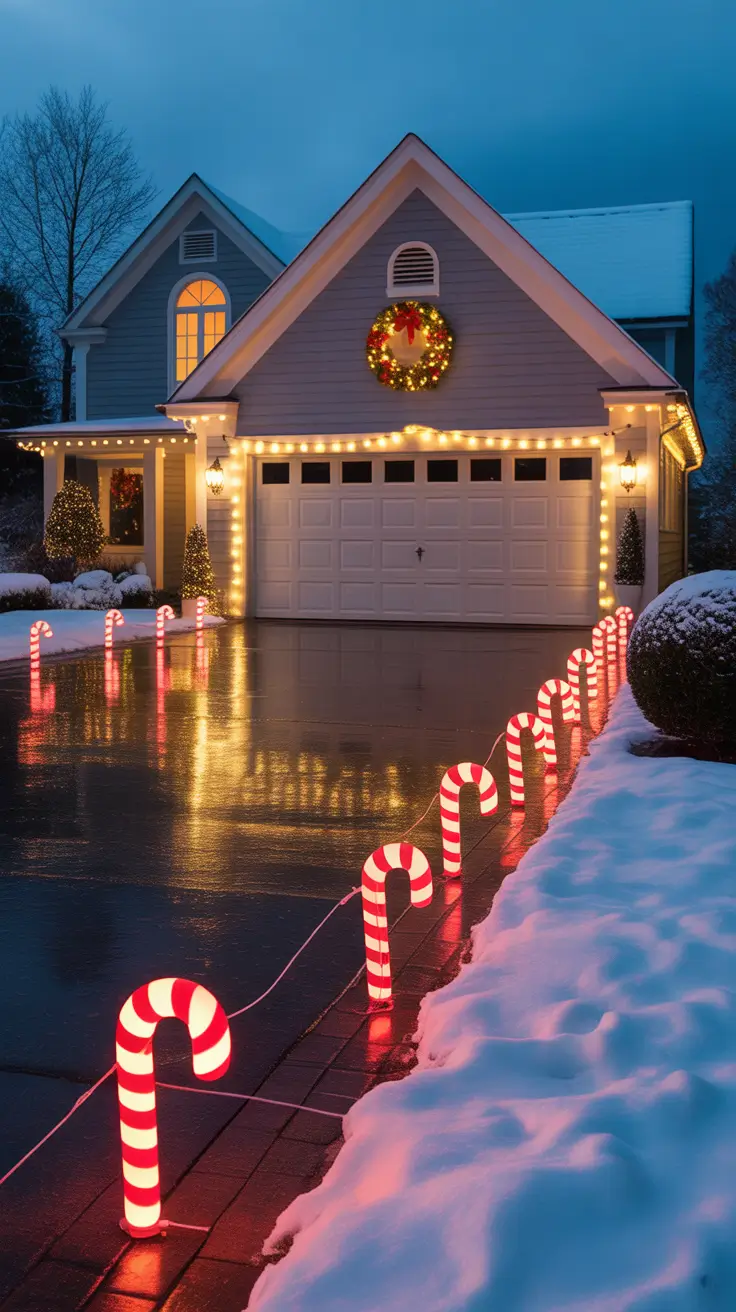 Christmas Pathway Lights 2025 Brightening Driveways With Christmas Magic