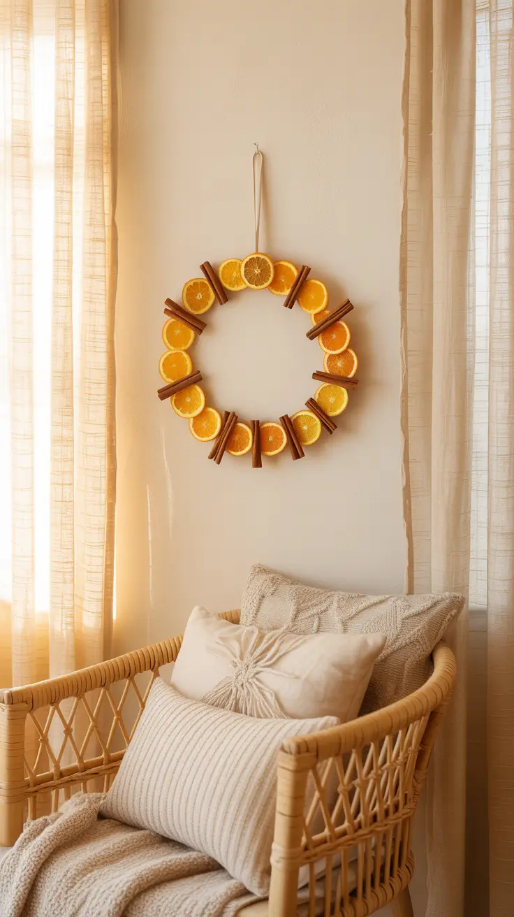 Christmas Wreaths Ideas 2025 Orange Slice Wreaths For Rustic Freshness