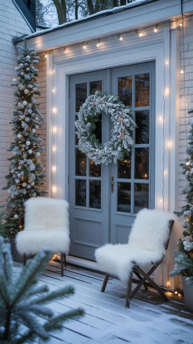 Christmas Wreaths Ideas 2025 Snowy Blue Wreaths For Winter Elegance