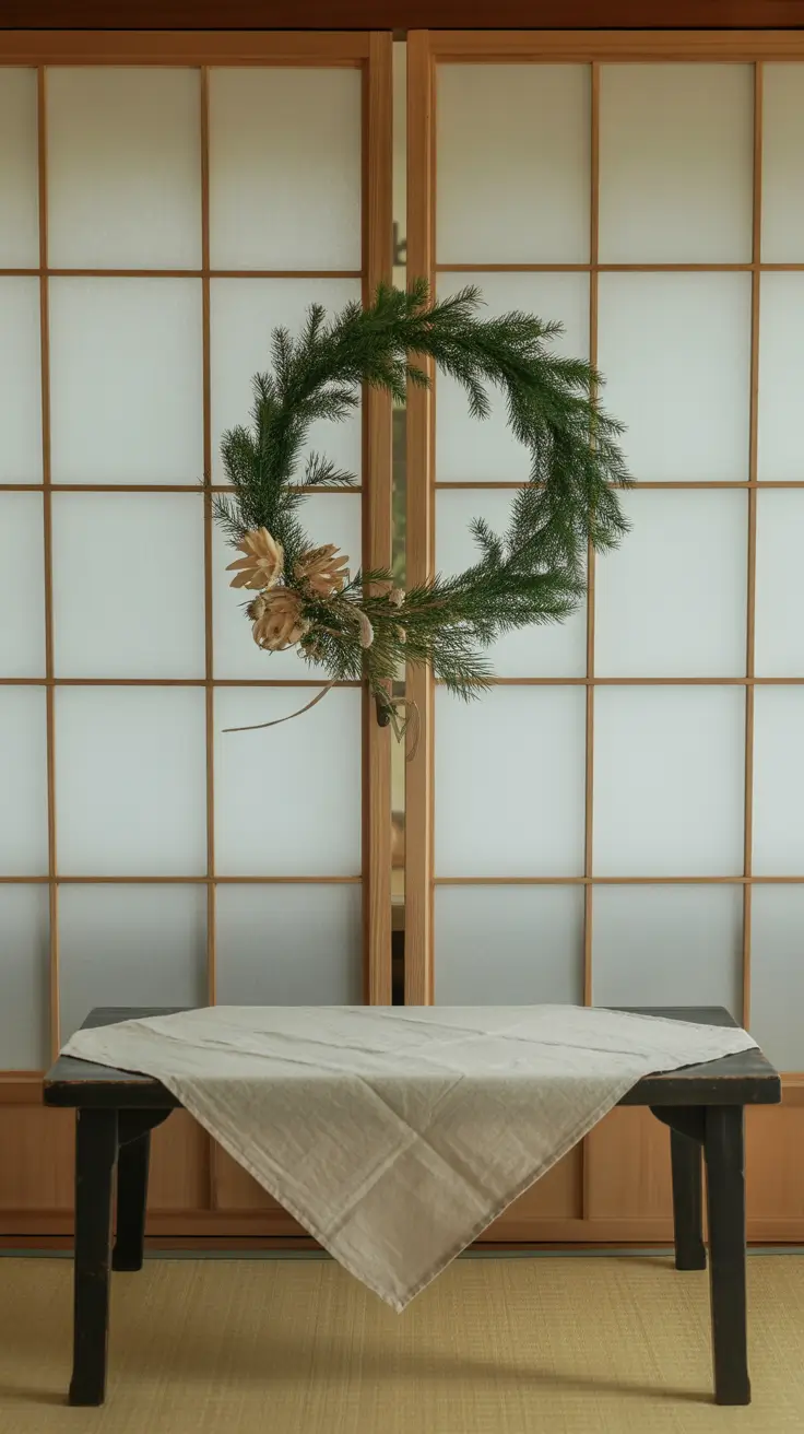 Christmas Wreaths Ideas 2025 Japanese-Inspired Wreaths For Zen Holidays