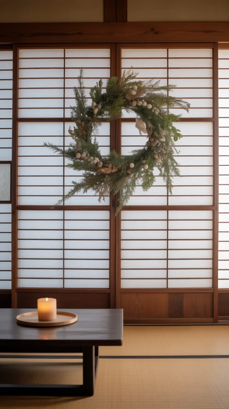 Christmas Wreaths Ideas 2025 Japanese-Inspired Wreaths For Zen Holidays