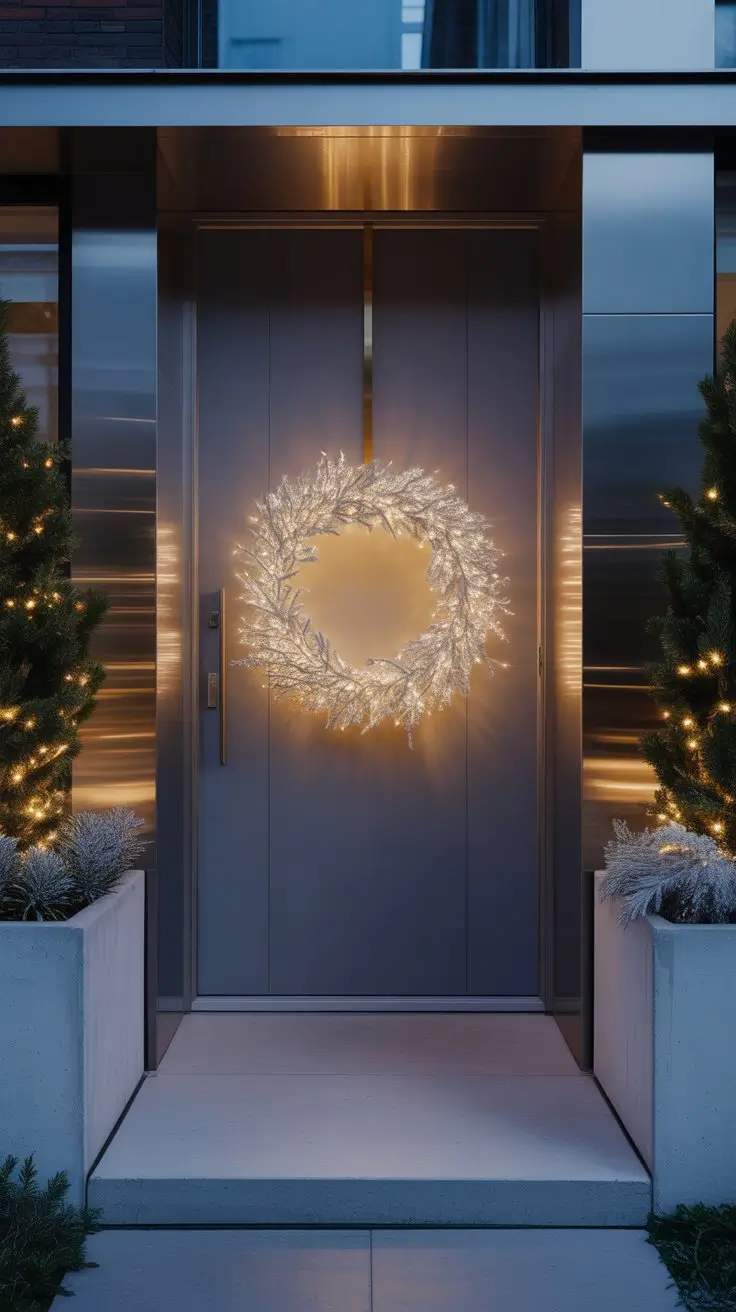 Christmas Wreaths Ideas 2025 LED-Lit Wreaths To Glow Through Winter Nights