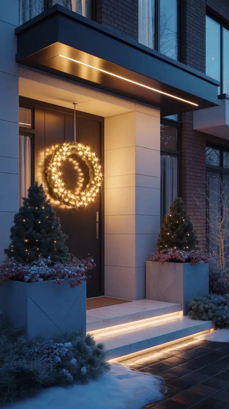 Christmas Wreaths Ideas 2025 LED-Lit Wreaths To Glow Through Winter Nights
