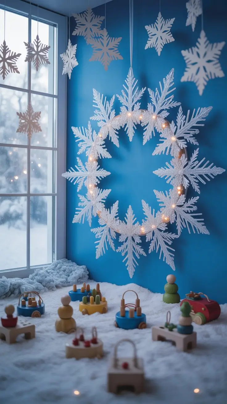 Christmas Wreaths Ideas 2025 Snowflake Wreaths For An Icy Wonderland Look