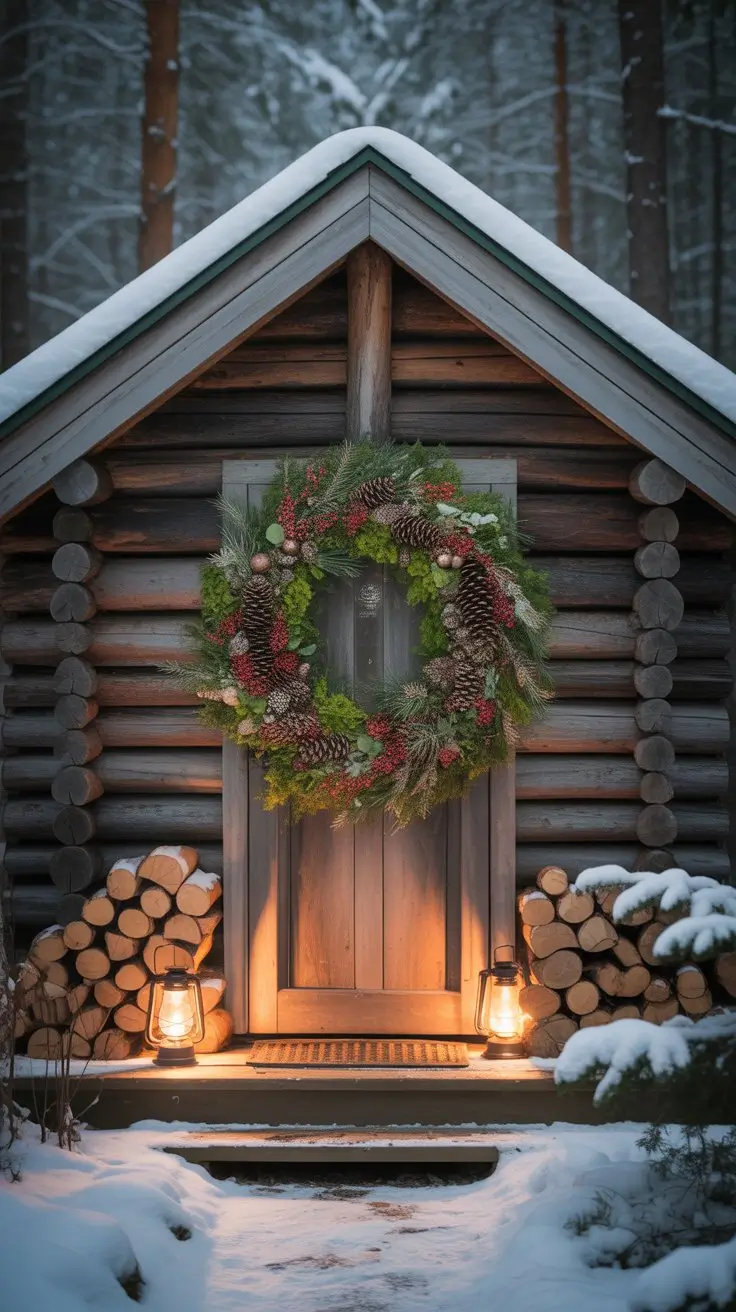 Christmas Wreaths Ideas 2025 Woodland Wreaths With Pinecones And Forest Magic