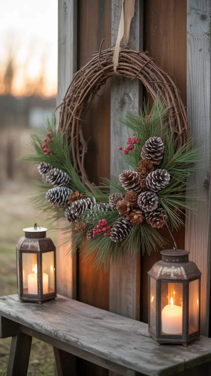 Christmas Wreaths Ideas 2025 Grapevine Wreaths For A Natural Winter Look