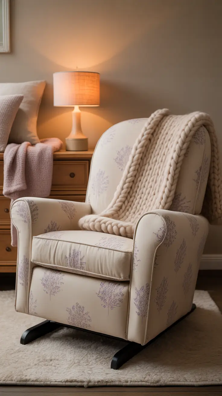 Nursery Makeover Ideas 2026 Pairing A Glider Chair With Soft Textures