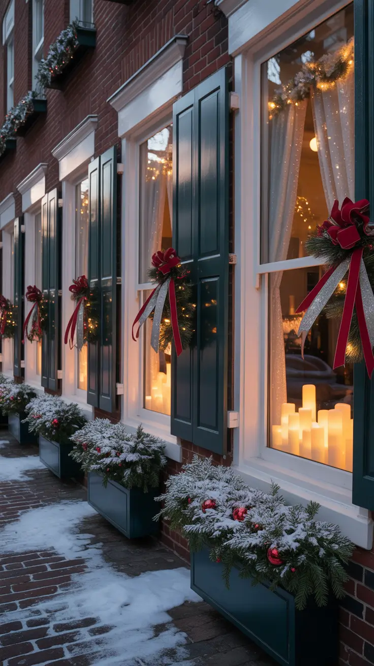 Outdoor Christmas Decorations Ideas 2025 Window Displays That Sparkle From Street To Sidewalk