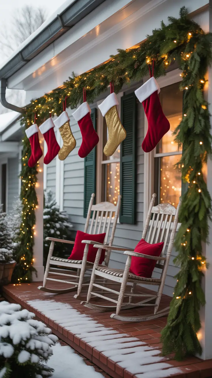 Outdoor Christmas Decorations Ideas 2025 Mantle-Inspired Outdoor Displays For Extra Charm