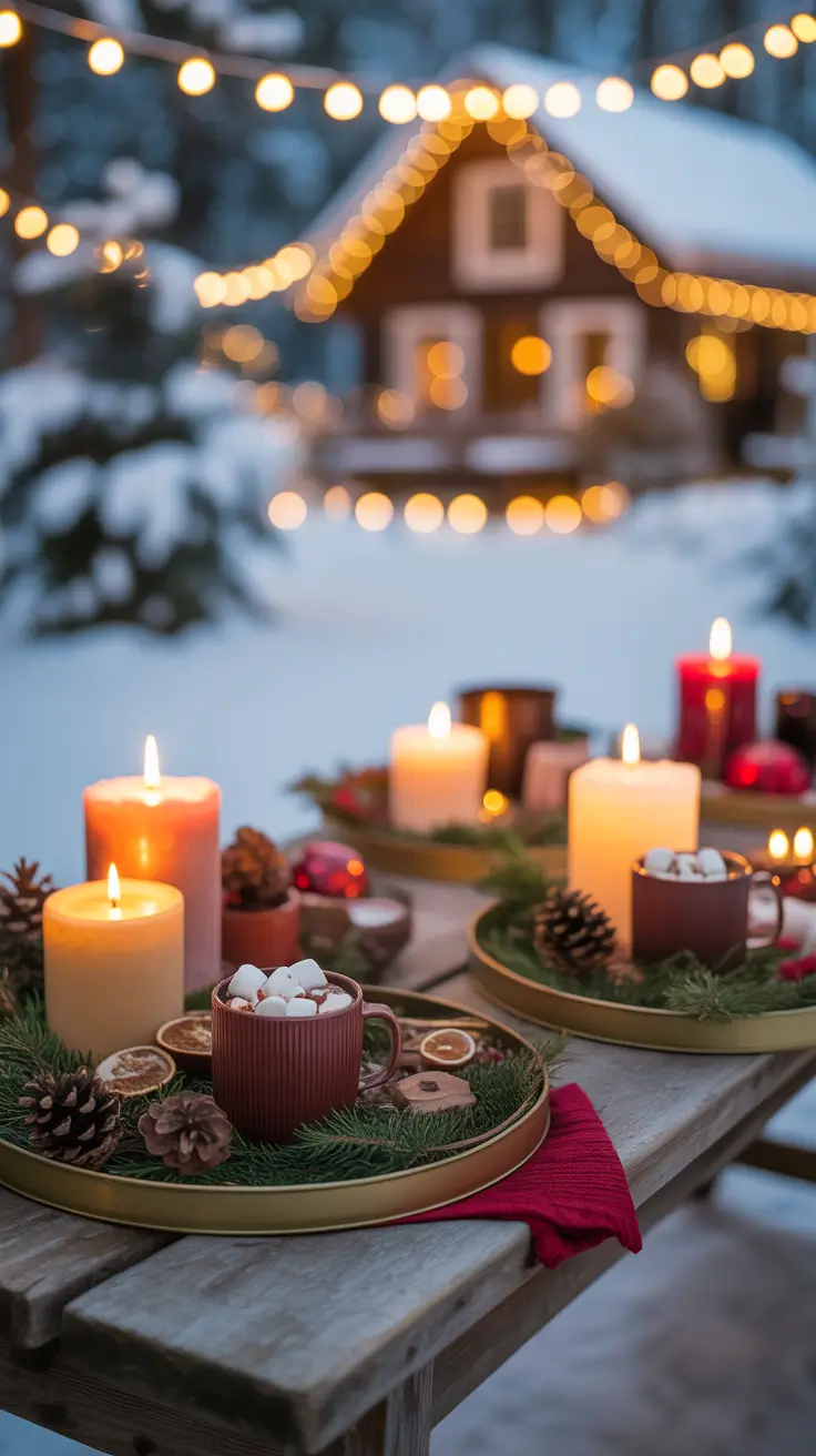 Tray decor Festive Tray Decor Styled For Outdoor Christmas Parties