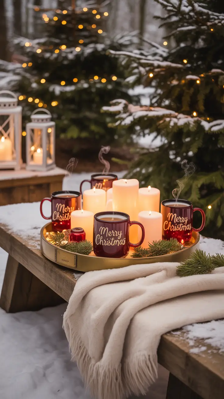 Tray decor Festive Tray Decor Styled For Outdoor Christmas Parties