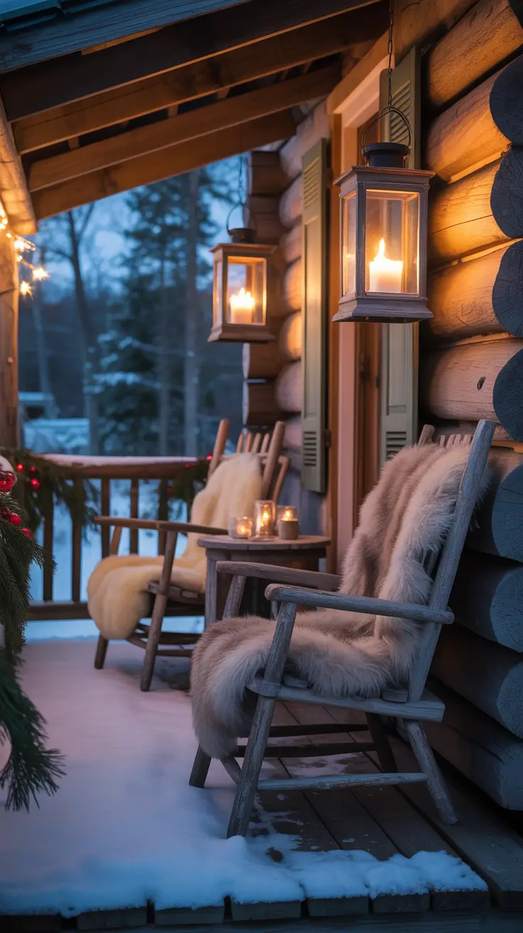Rustic outdoor Rustic Outdoor Christmas Cabin-Inspired Looks