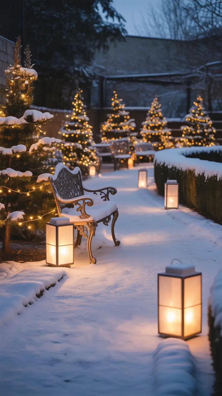 Pathway lights Glowing Pathway Lights For Outdoor Christmas Magic