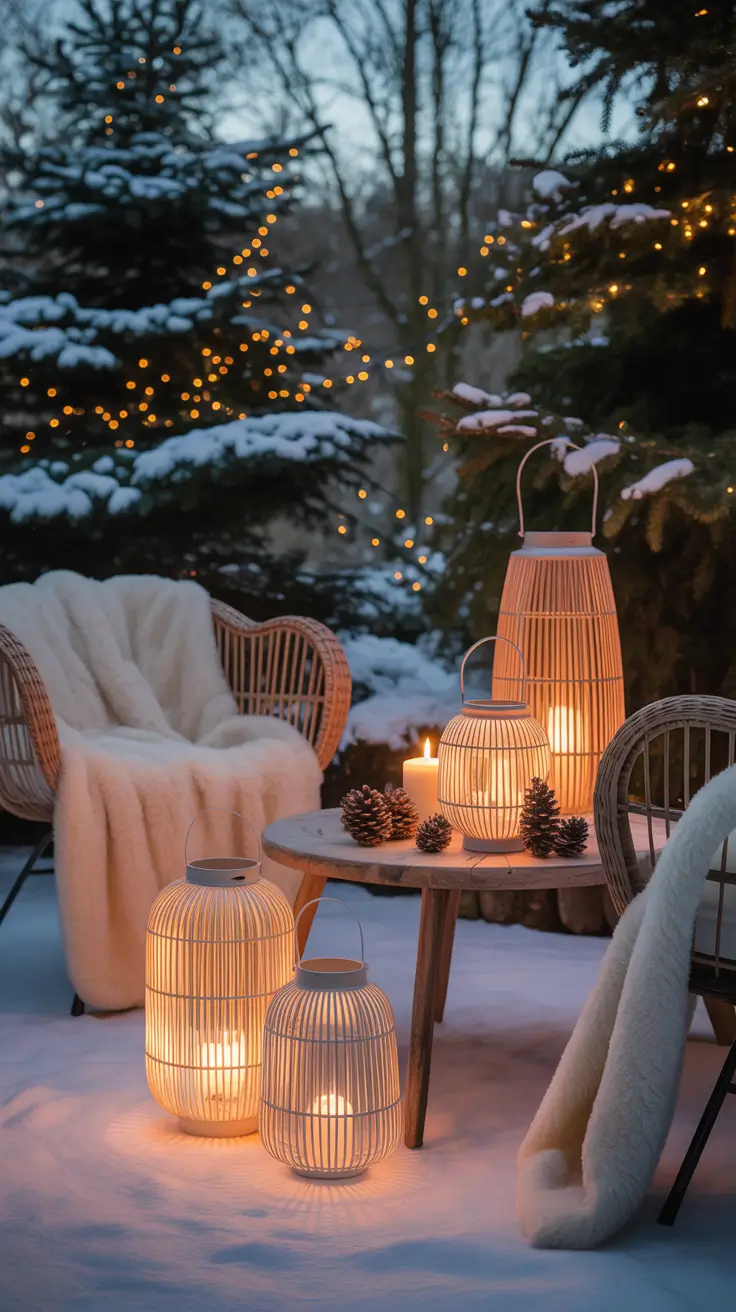 Lantern decor Creative Lantern Decor For Outdoor Ambience