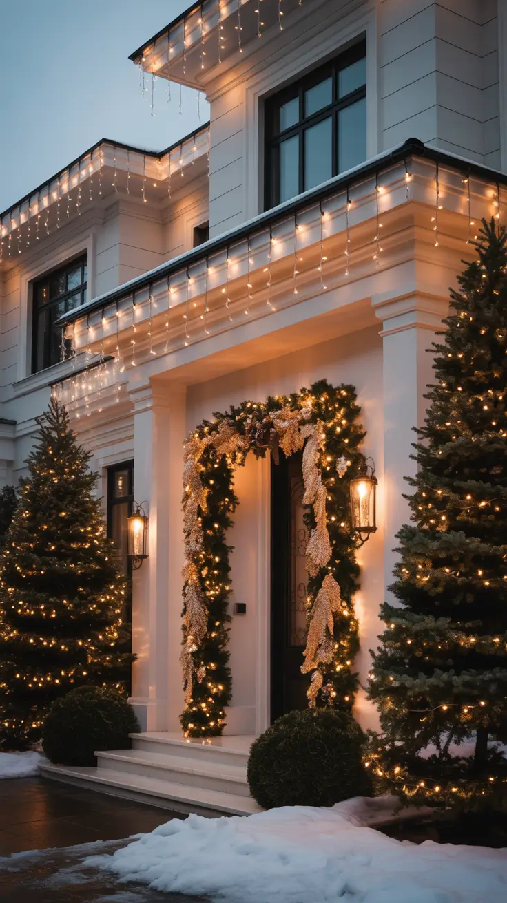 Outdoor Christmas Lights 2025 Outdoor Christmas Lights Ideas For Cozy Porches
