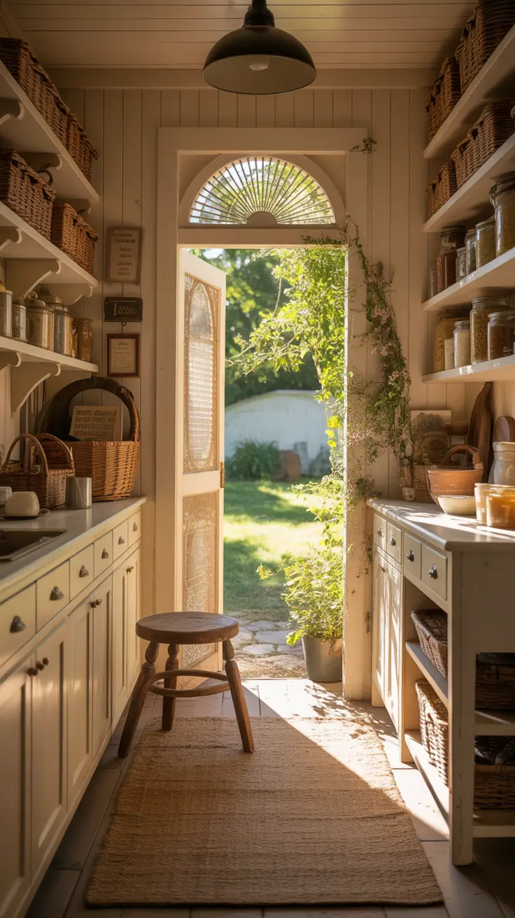 Pantry Makeover Ideas 2026 Pantry With Screen Door Style