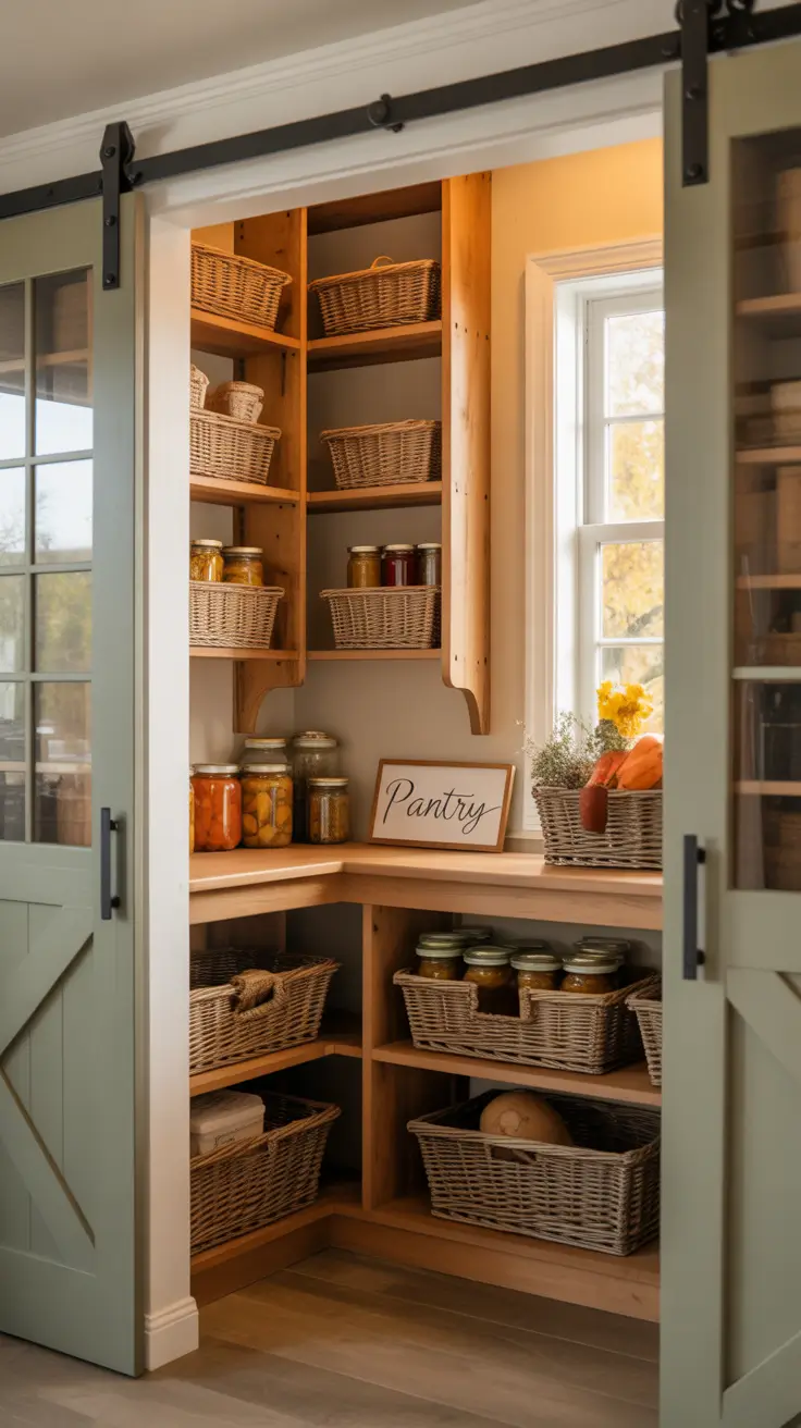 Clever Corner Pantry Designs