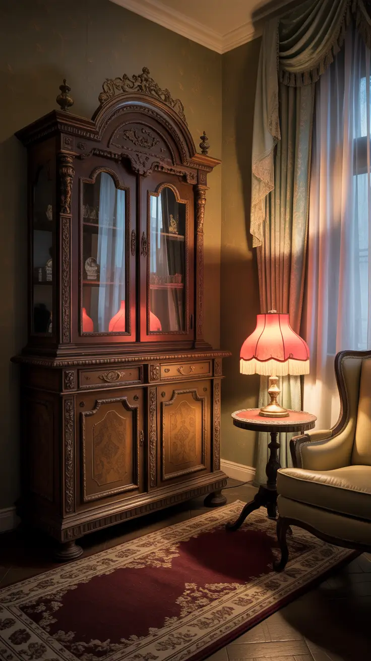 Parlor Makeover Ideas 2026 Antique Cabinets And Storage