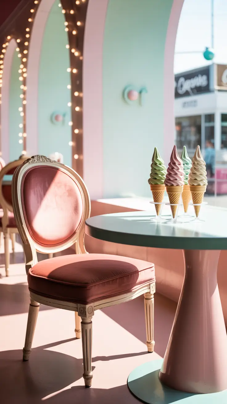 Parlor Makeover Ideas 2026 Ice Cream-Inspired Decor Accents