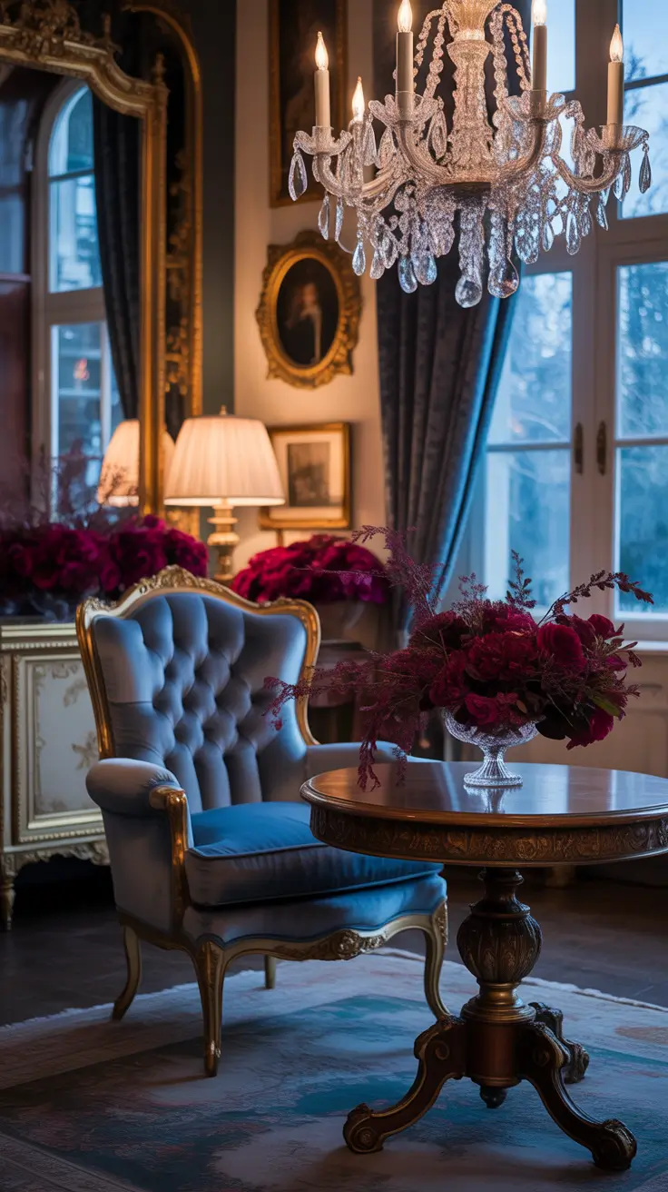 Parlor Makeover Ideas 2026 Mixing Velvet And Antique Woods