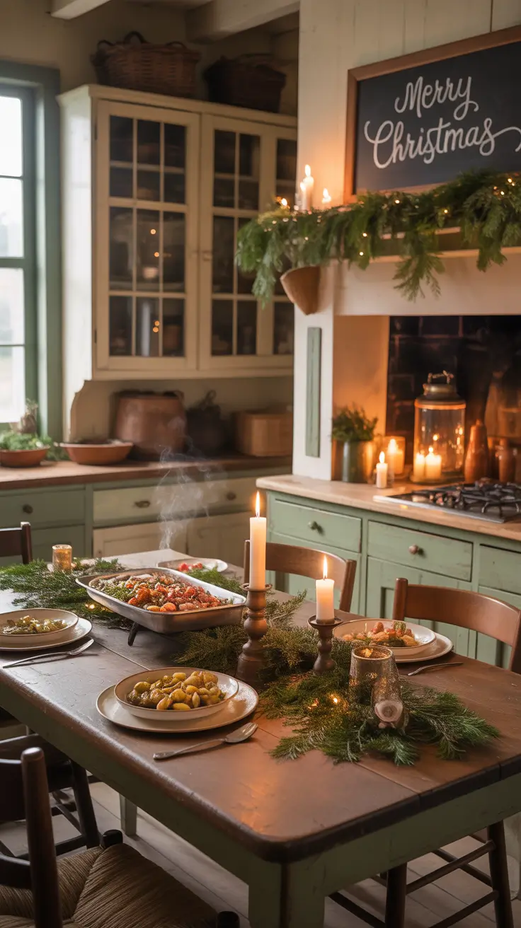 Vintage Christmas Decor Ideas 2025 Christmas Dining With Vintage Warmth