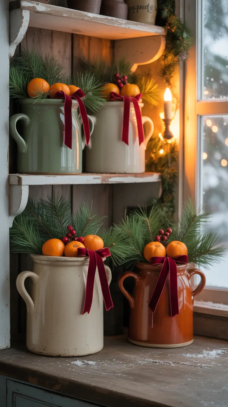Vintage Christmas Decor Ideas 2025 Crock Decorating For A Farmhouse Vintage Christmas