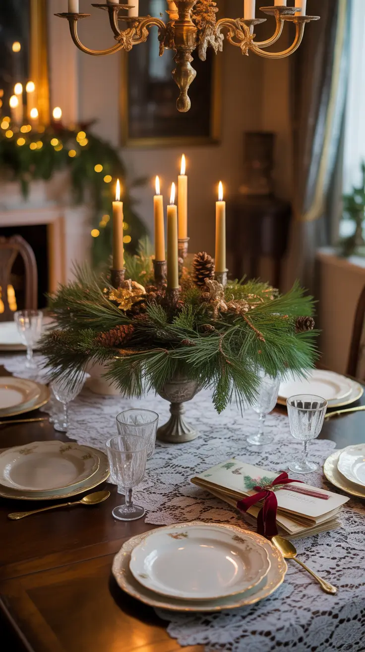 Vintage Christmas Decor Ideas 2025 Vintage Holiday Table Settings And Centerpieces