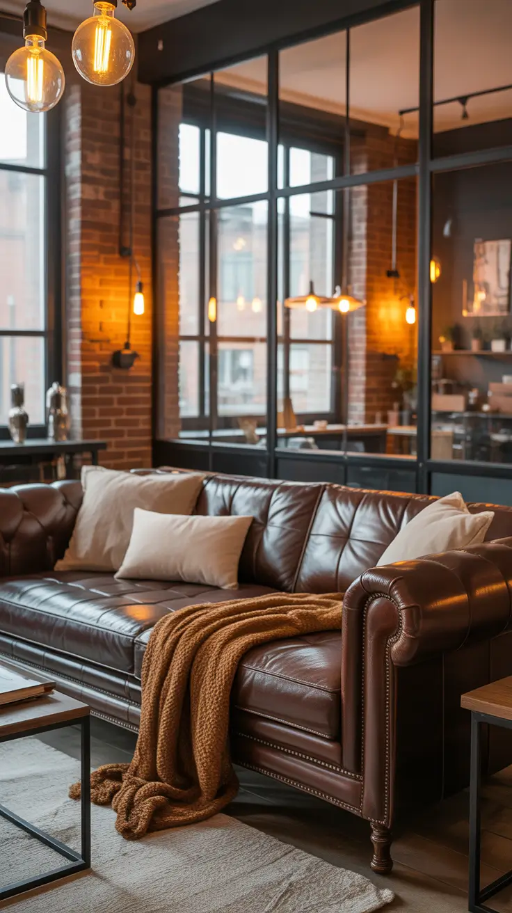 Apartment Living Room Designs 2026 The Return Of The Brown Couch In Modern Apartments