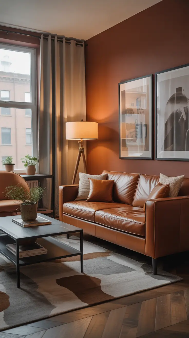 Apartment Living Room Designs 2026 The Return Of The Brown Couch In Modern Apartments