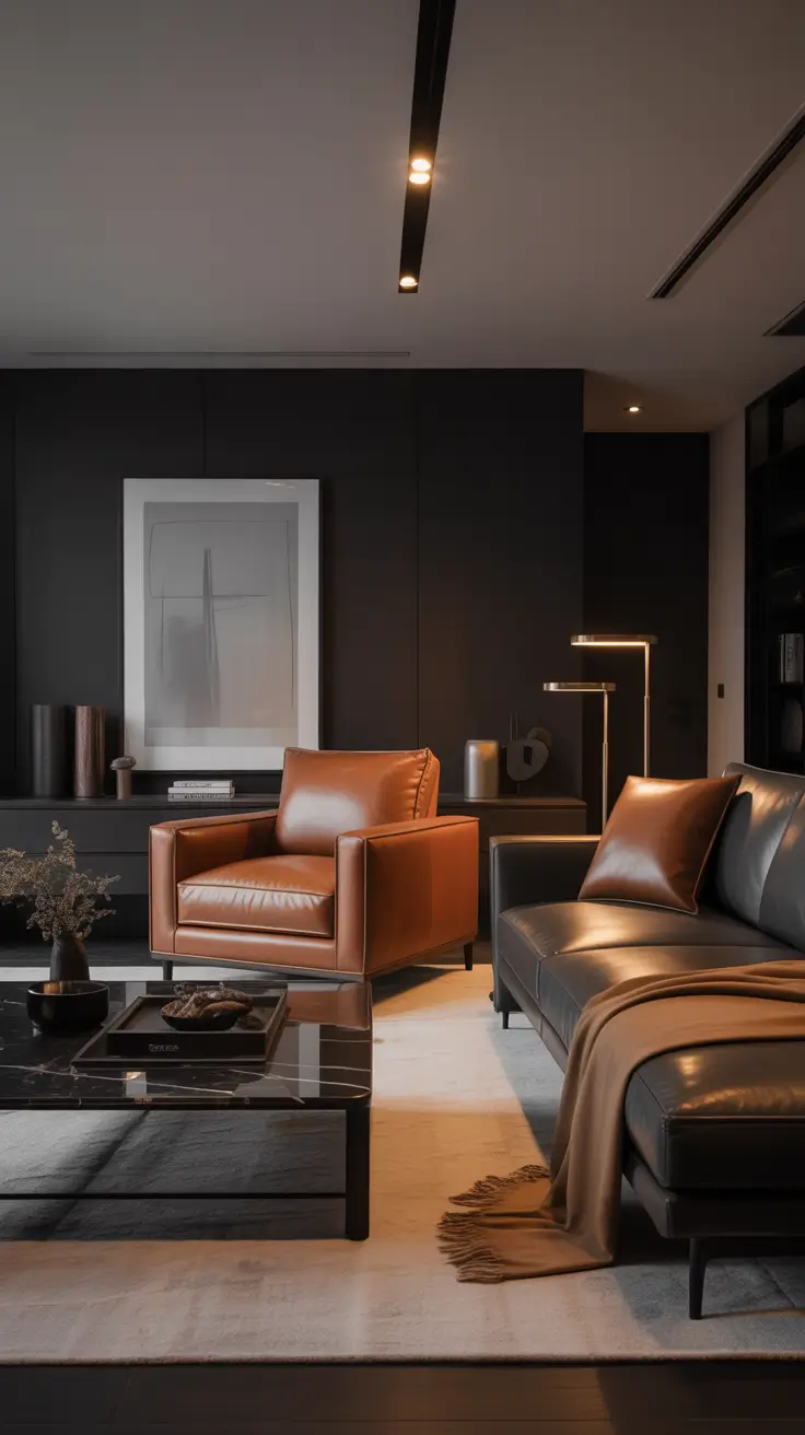 Apartment Living Room Designs 2026 Apartment Design For Men Minimal Meets Masculine