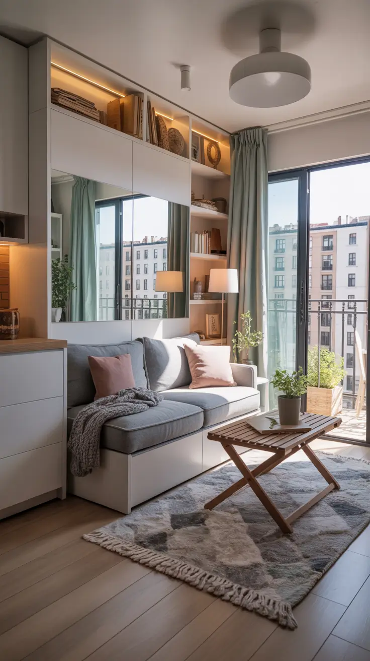 Apartment Living Room Designs 2026 Tiny Apartment Design That Feels Spacious