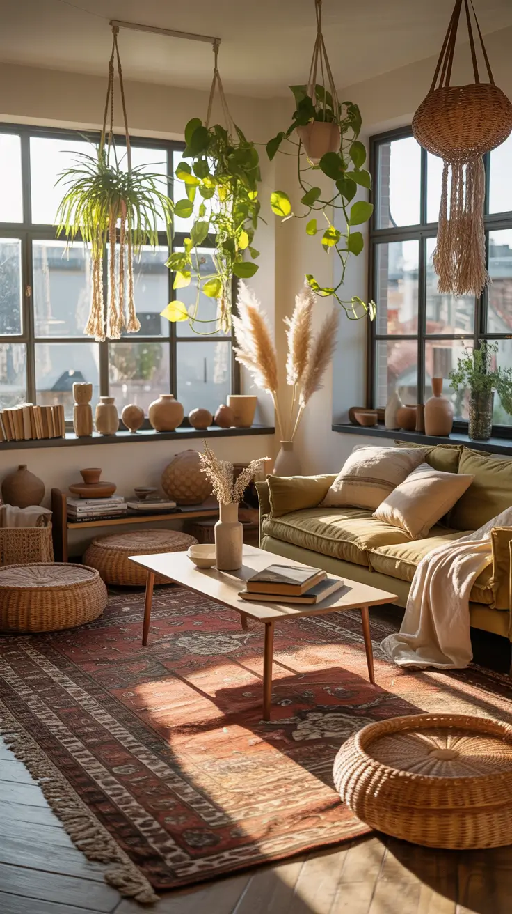 Apartment Living Room Designs 2026 Modern Boho Apartment Living For Free Spirits