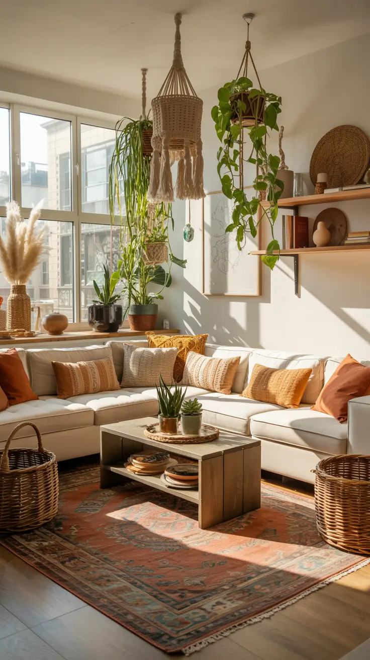 Apartment Living Room Designs 2026 Modern Boho Apartment Living For Free Spirits