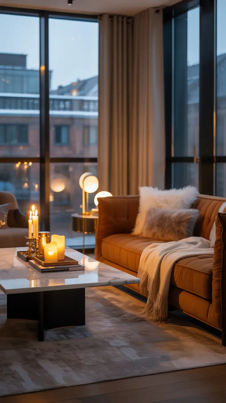 Apartment Living Room Designs 2026 Warm Modern Luxury For Cozy Evenings