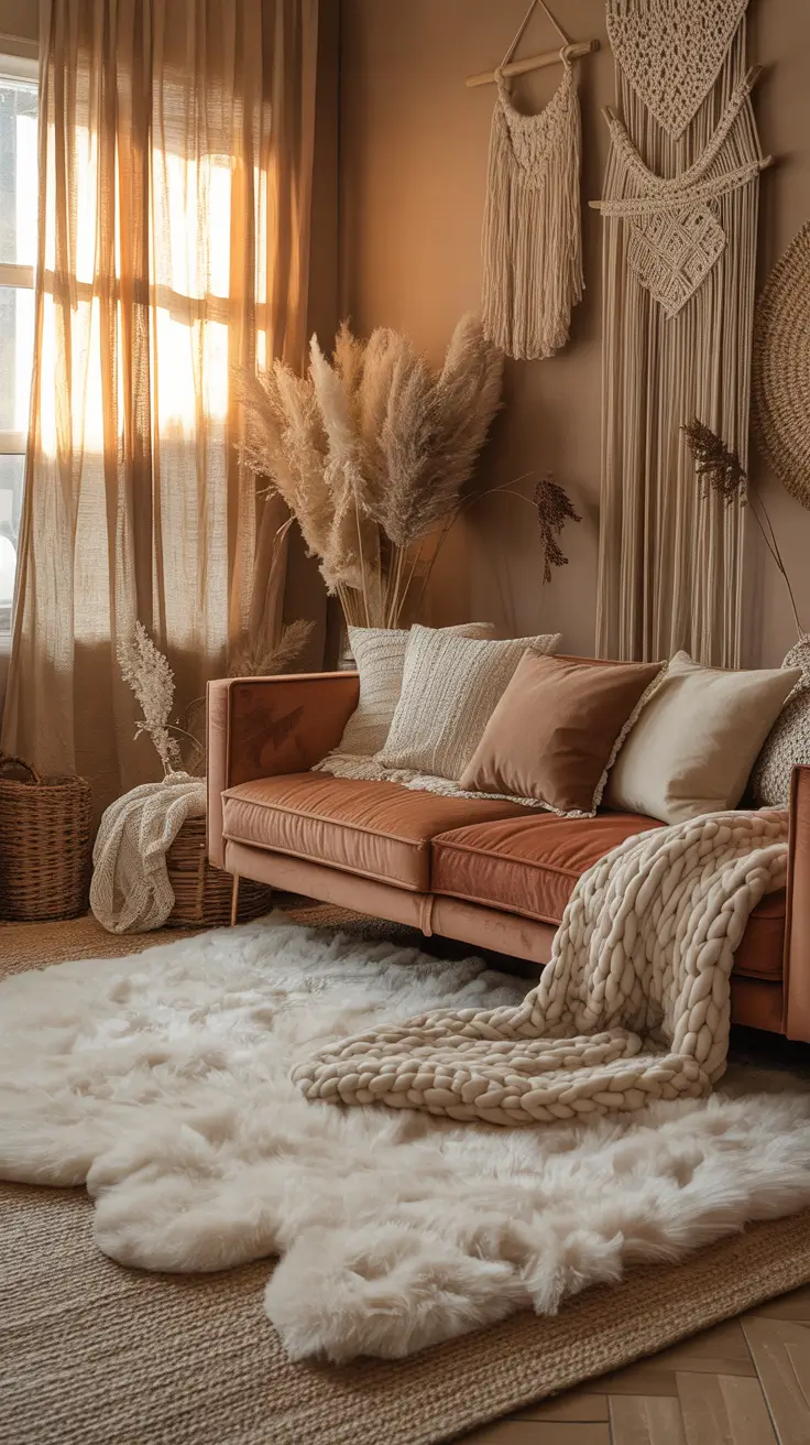 Apartment Living Room Designs 2026 Texture Play Rugs Curtains And Layered Comforts