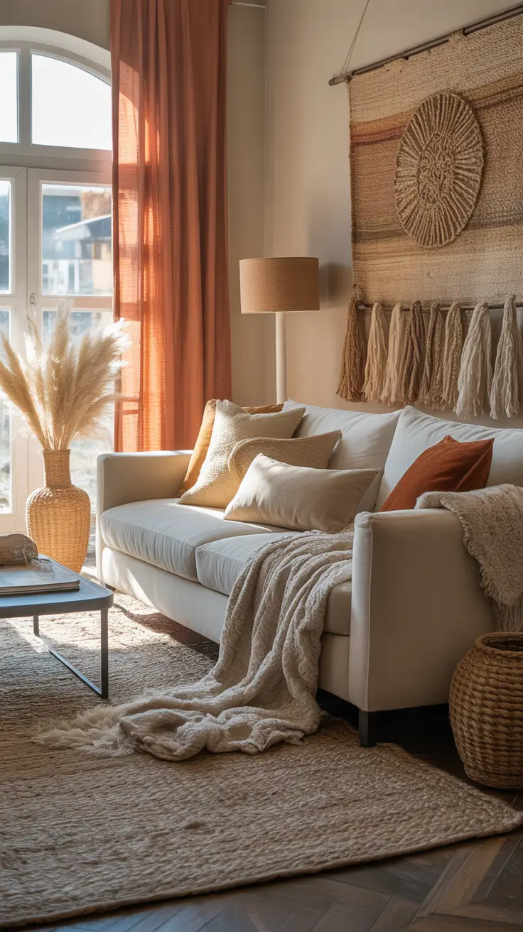 Apartment Living Room Designs 2026 Texture Play Rugs Curtains And Layered Comforts