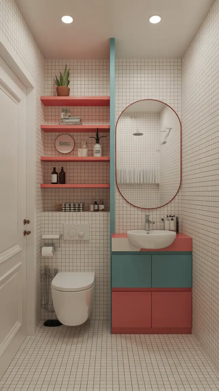 Bathroom Makeover Ideas 2026 Playful Modern Bathroom