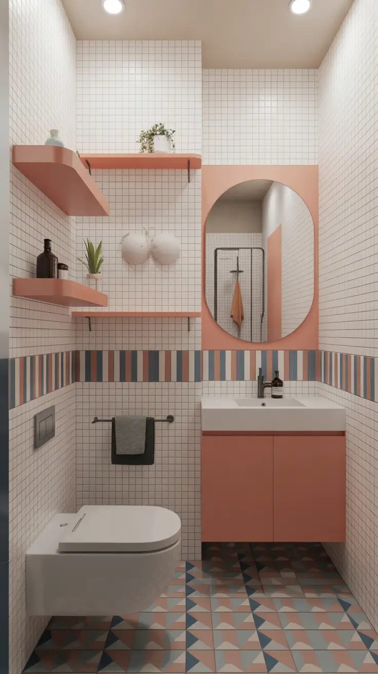 Bathroom Makeover Ideas 2026 Playful Modern Bathroom