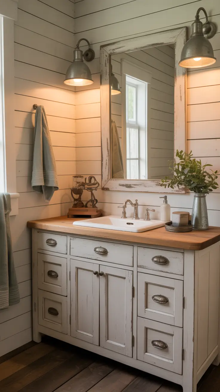 Bathroom Makeover Ideas 2026 Farmhouse Bathroom Charm