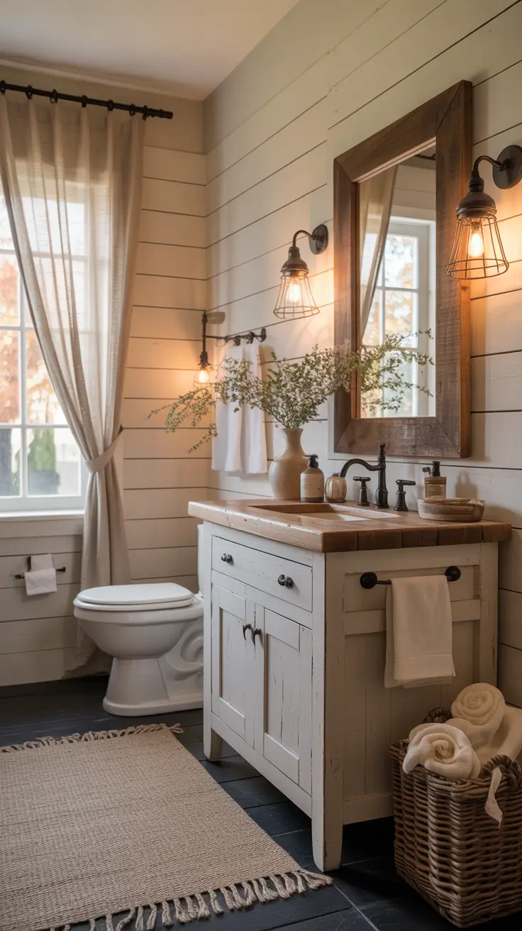 Bathroom Makeover Ideas 2026 Farmhouse Bathroom Style