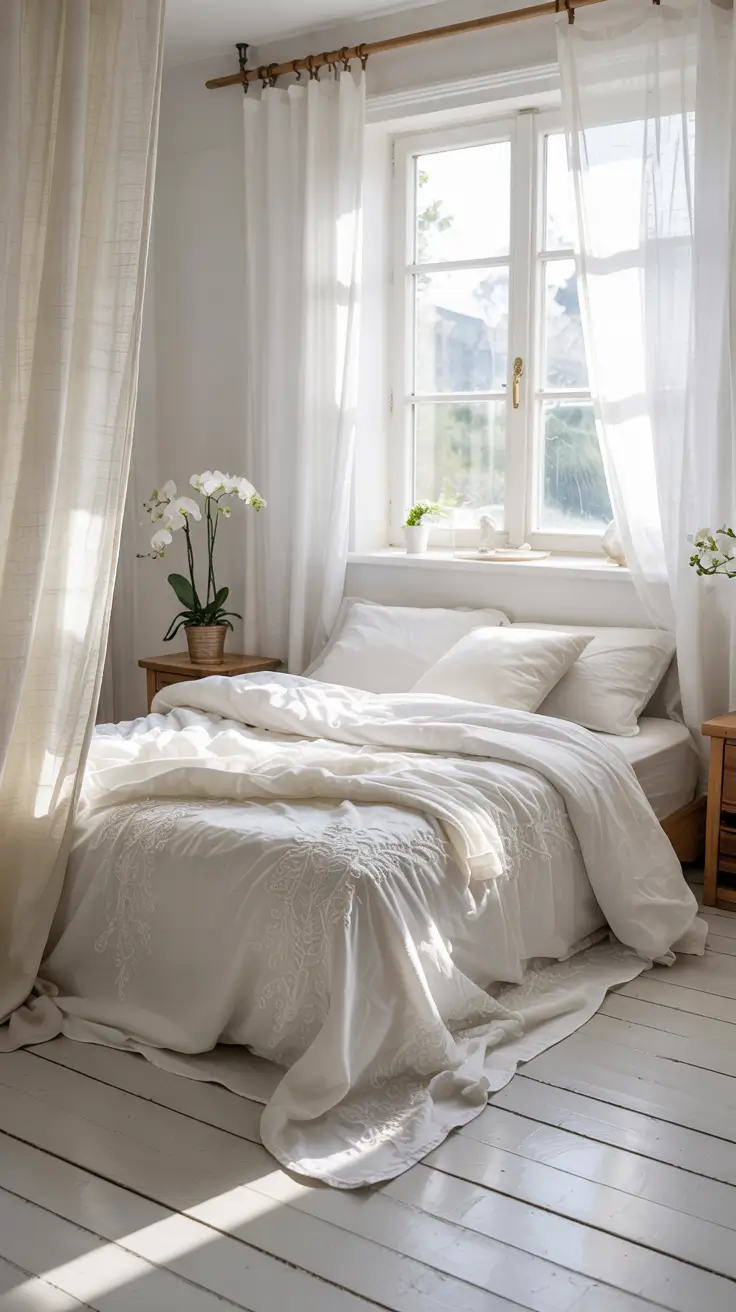Bedroom Ideas 2026 White Bedroom Serenity