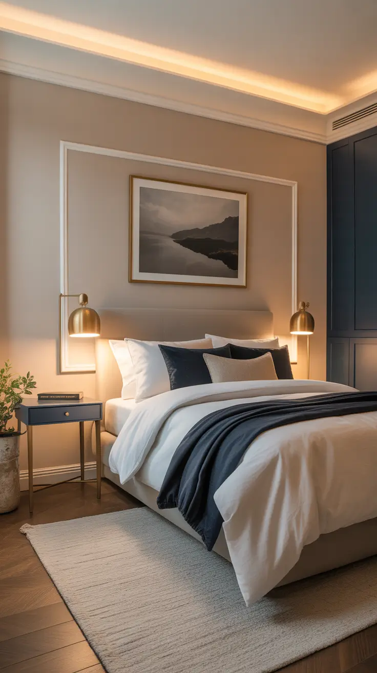 Bedroom Makeover Ideas 2026 Classic Blue and White Bedroom Makeover