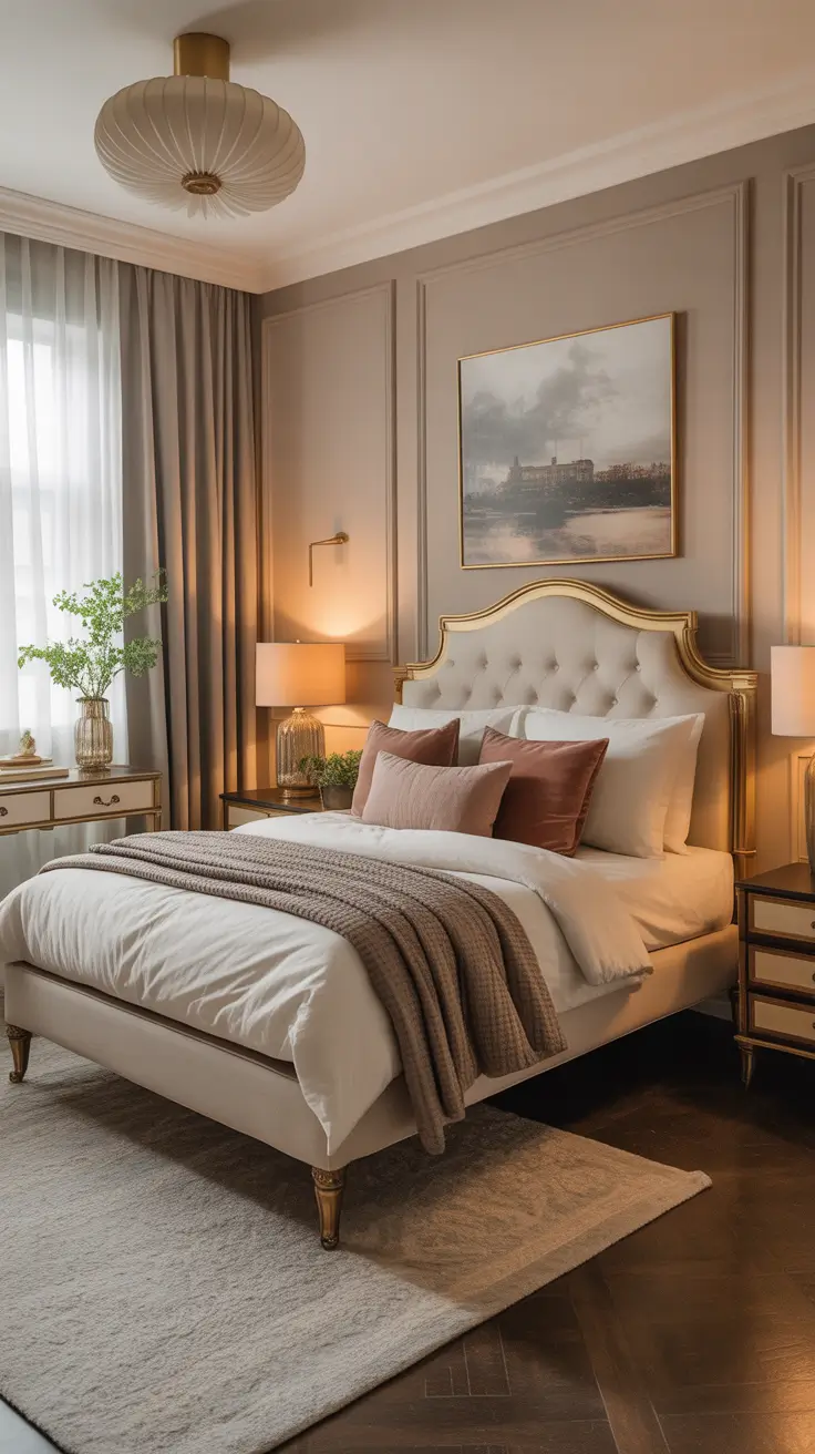 Elegant Neutral Bedroom for a Modern Classic Look