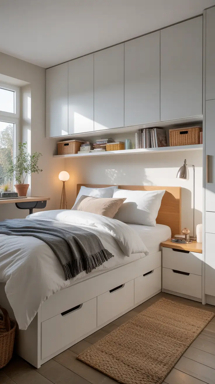 Smart Storage Bedroom for Small Spaces