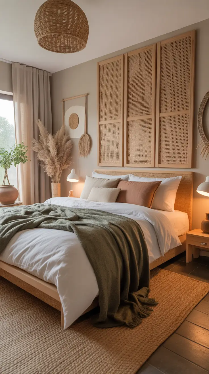 Bedroom Makeover Ideas 2026 Neutral Bedroom Aesthetic with Natural Textures