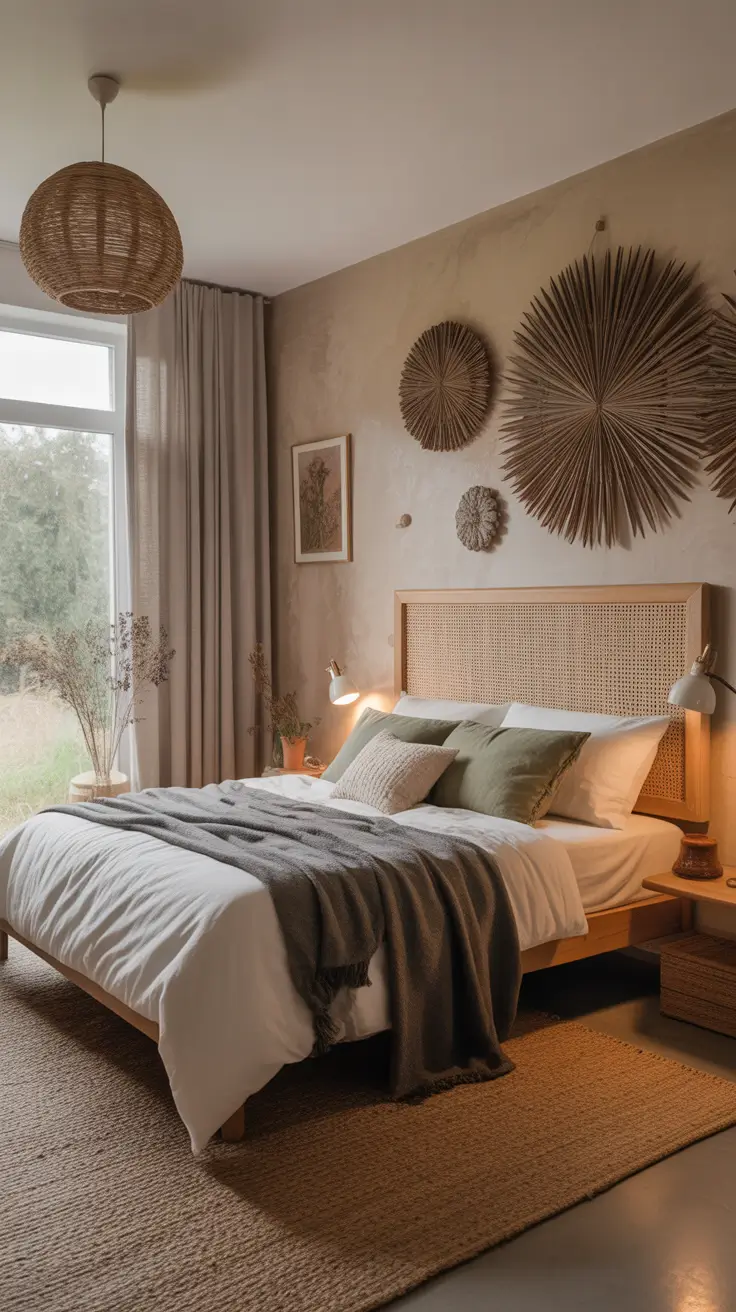 Bedroom Makeover Ideas 2026 Neutral Bedroom Aesthetic with Natural Textures