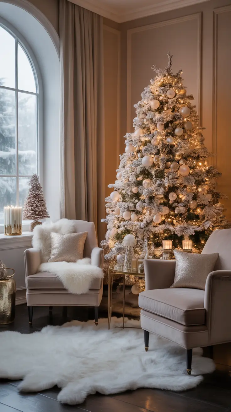 Best Christmas Tree Ideas 2025 Frosted Christmas Tree Glamour