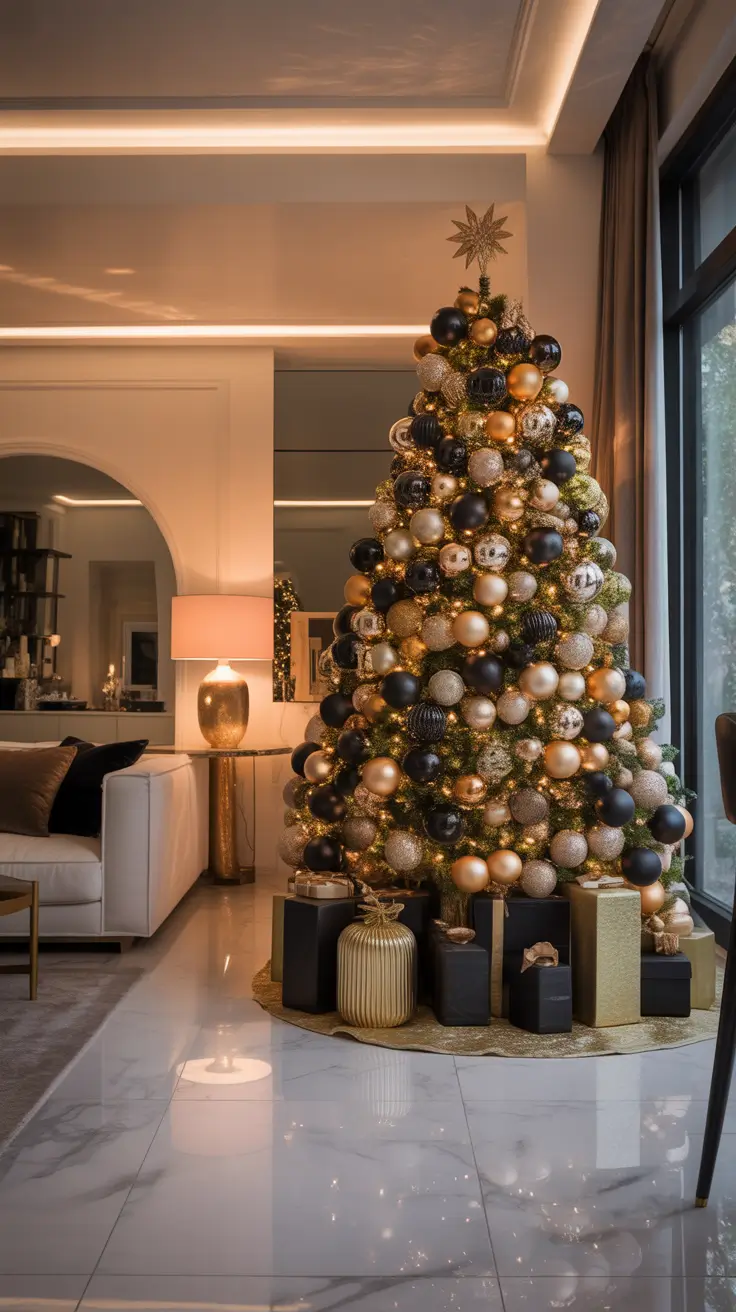 Best Christmas Tree Ideas 2025 Modern Glam Christmas Tree Finale